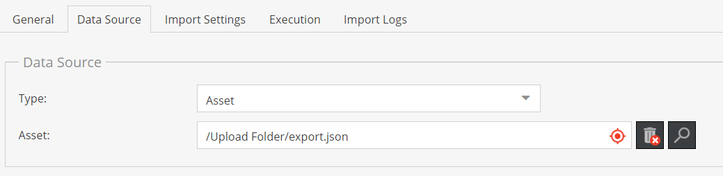 Data Source Asset