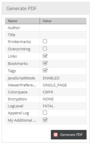 Config Options
