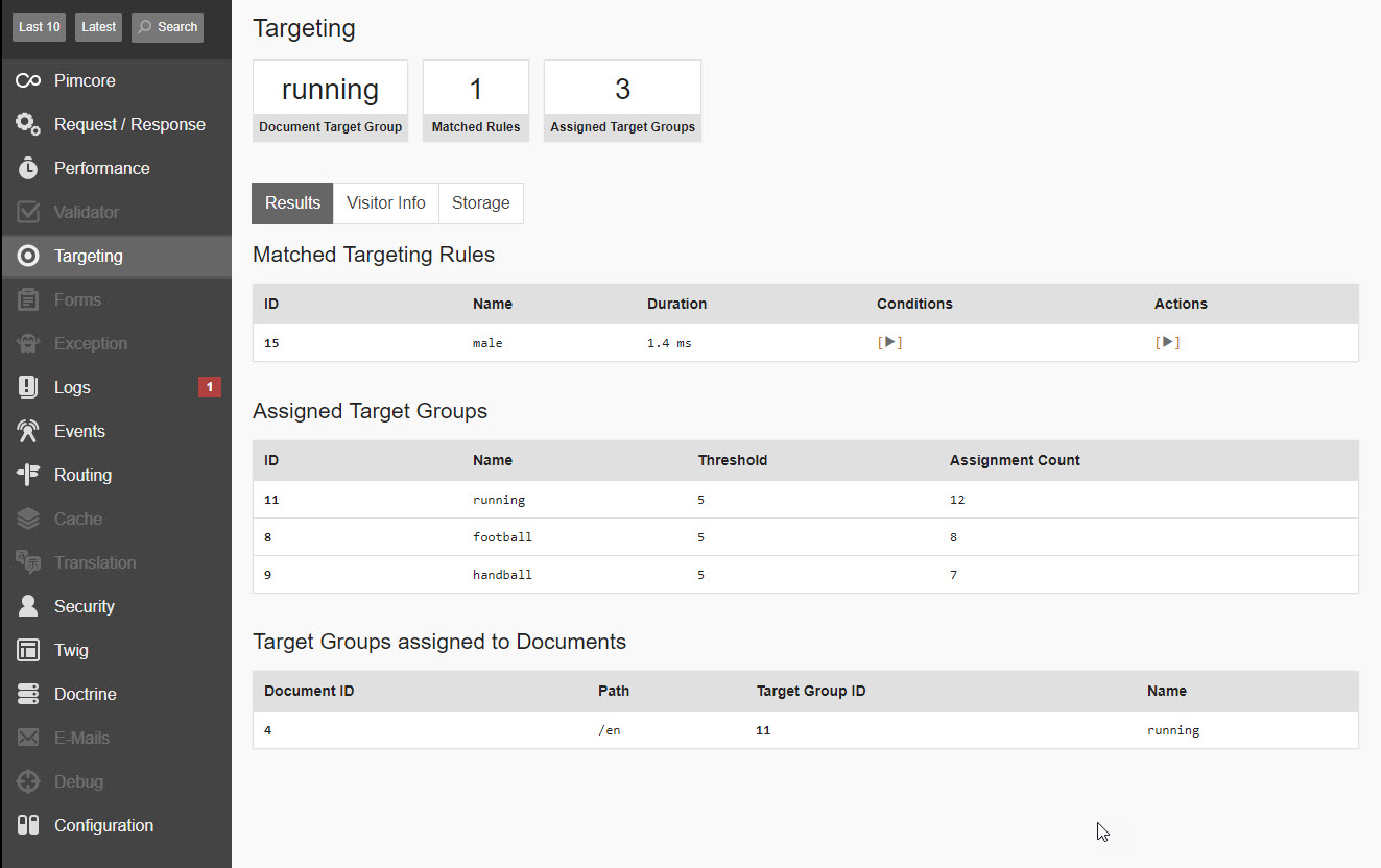 Deliver Personalized Content and Debug - Pimcore