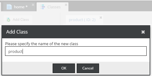 Add product class