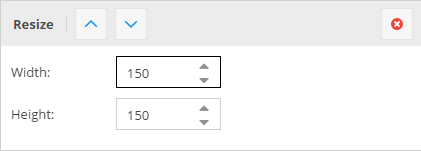 Config Resize