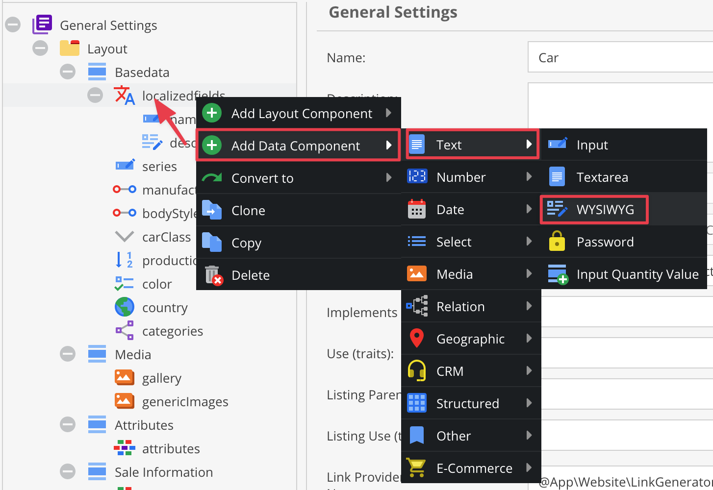 Add data component to localized fields