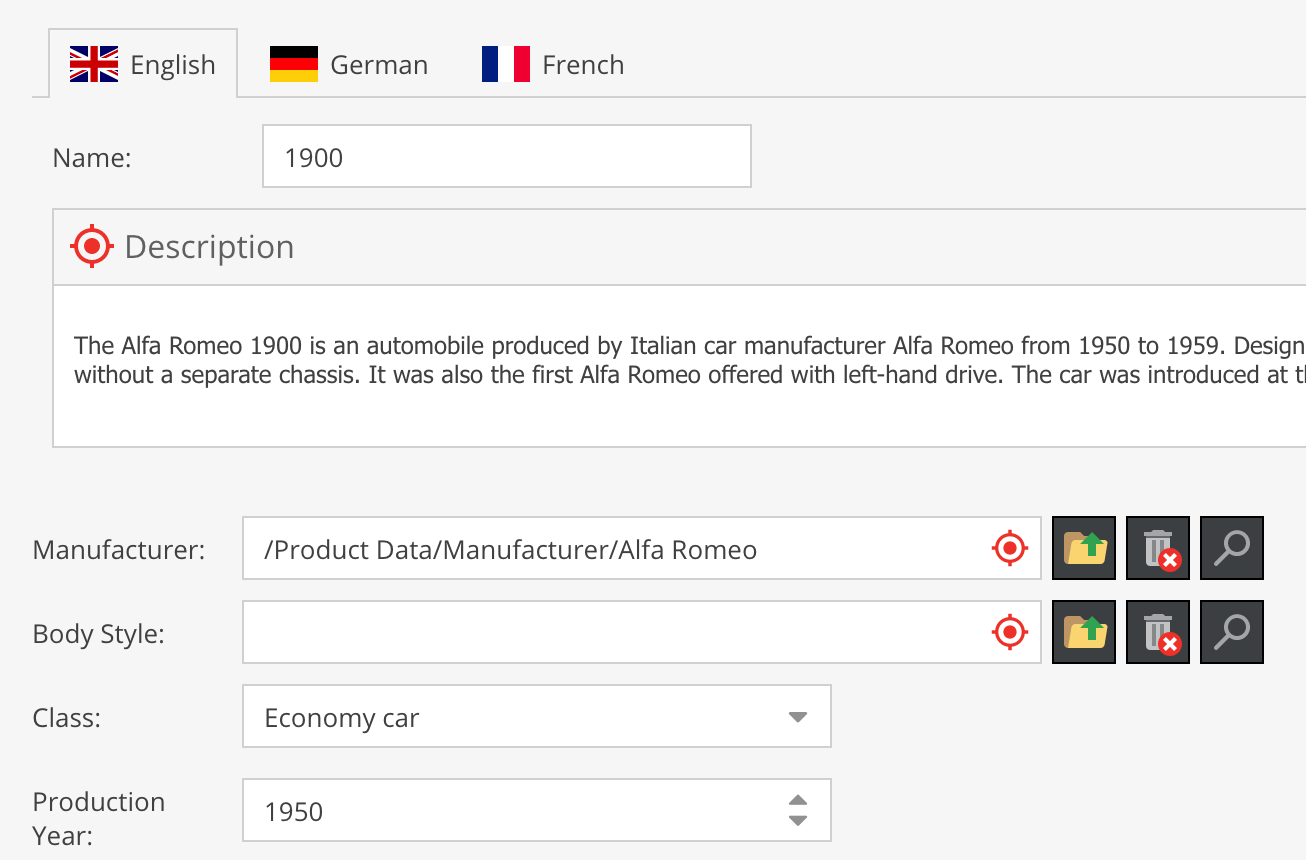 Data Inheritance