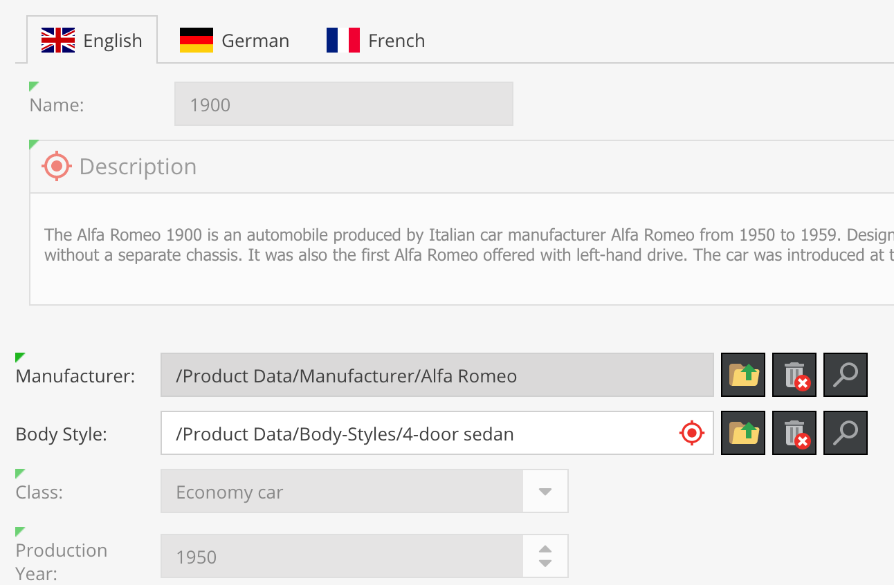 Data Inheritance