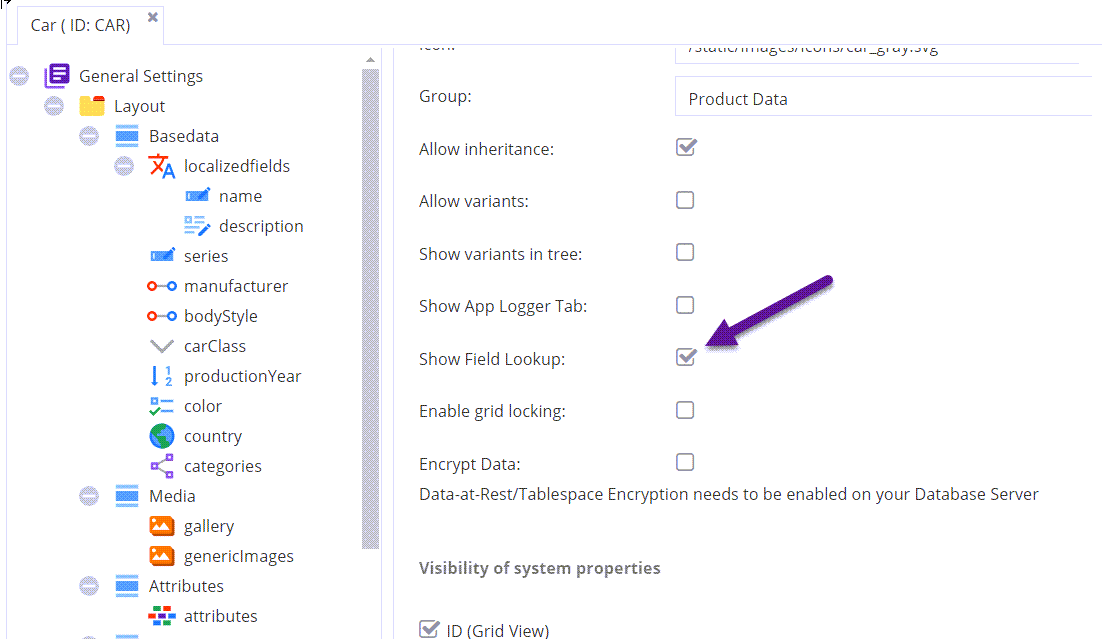 Field Lookup