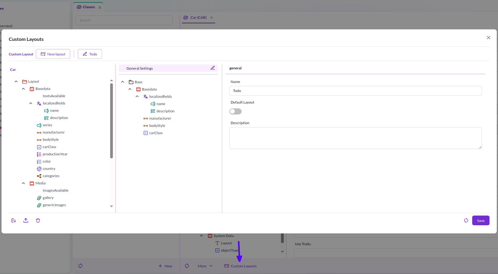Custom Layouts
