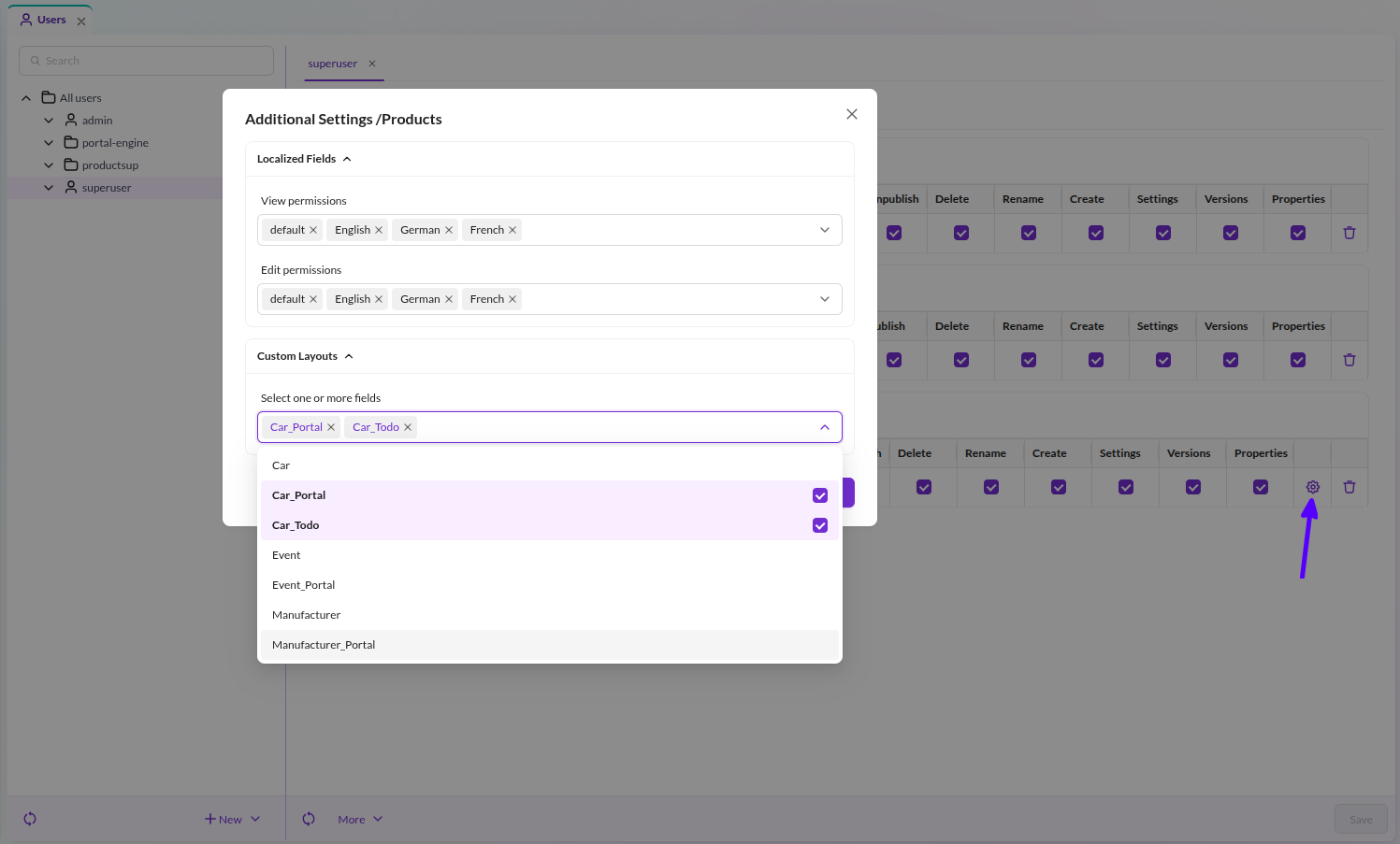 Custom Layouts