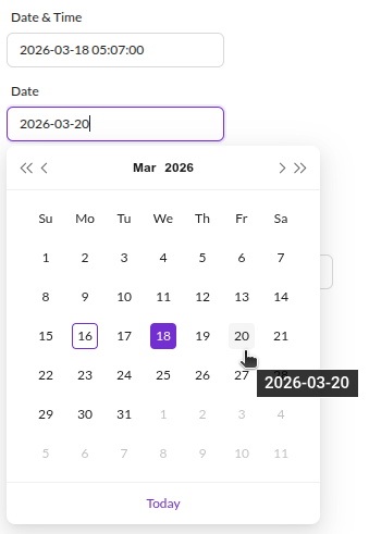 Date Field