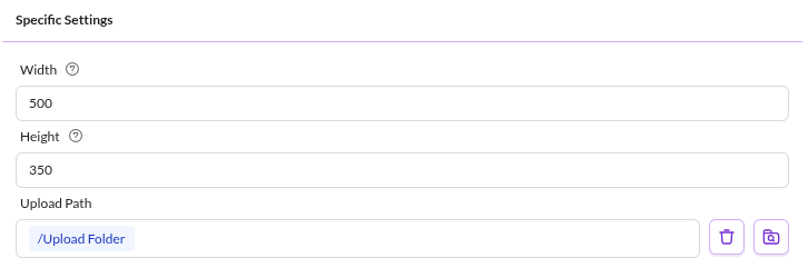 Image Configuration