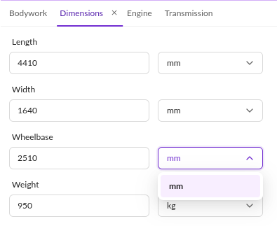 Quantity Value Field