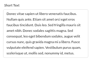 Textarea Field