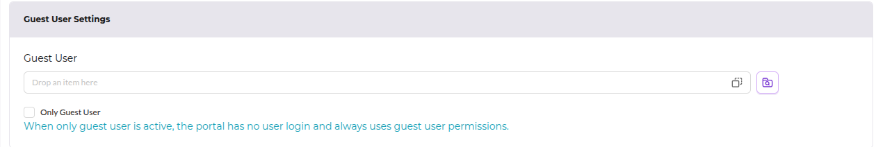 Guest User Config