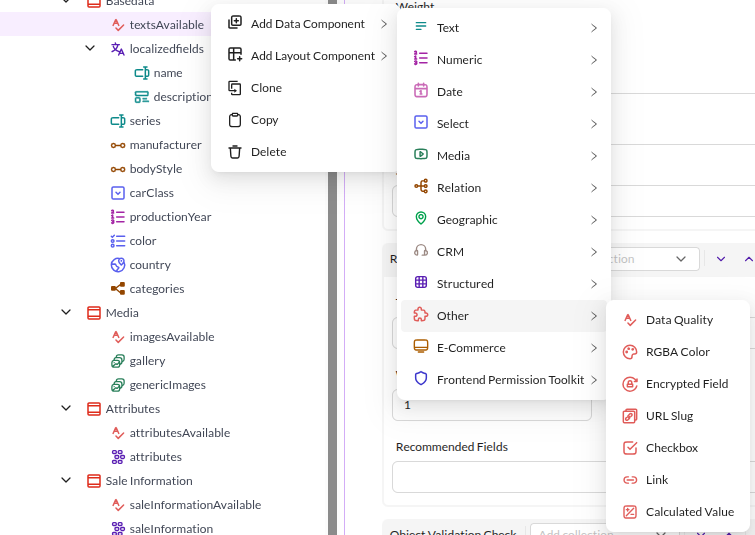 Data Quality Data Component