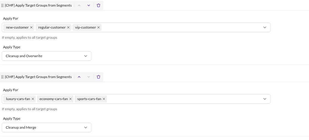 Init Target Groups