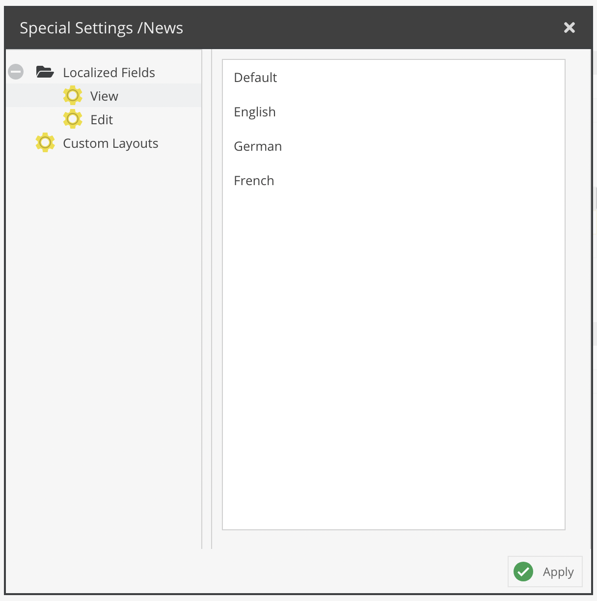 User permission workspaces