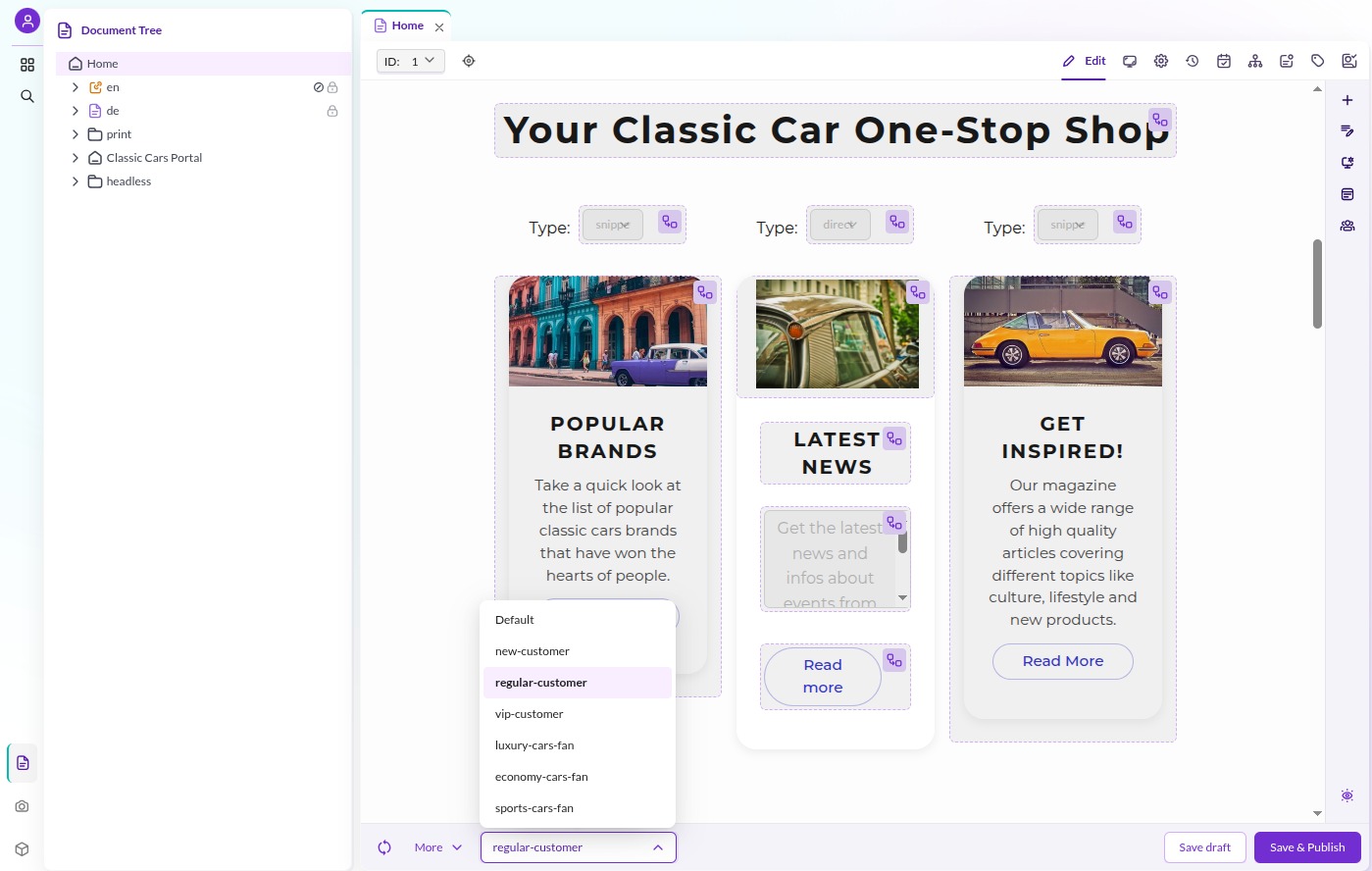 Personalized Document Content