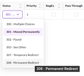 Redirect Priority