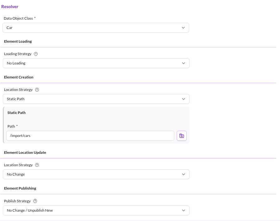Resolver Settings