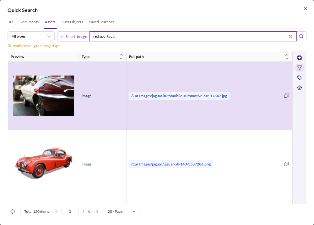 Searching images for "red sports car"