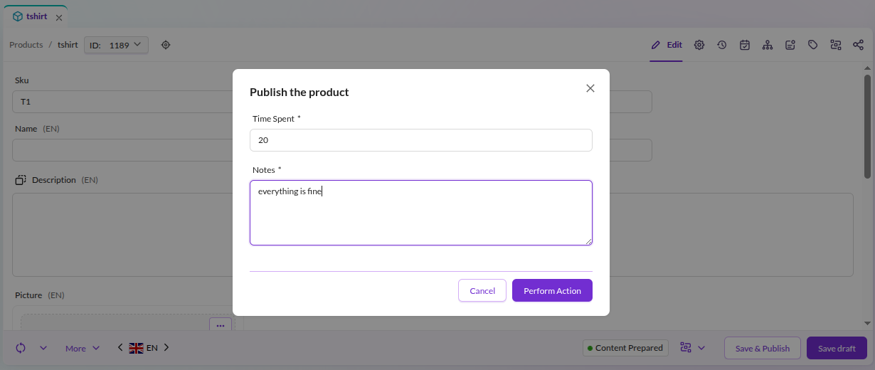 Publish Product