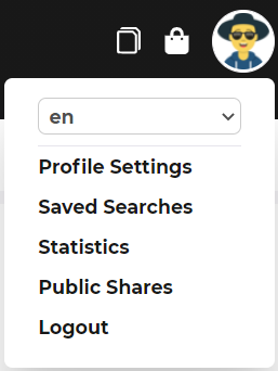 Profile Menu